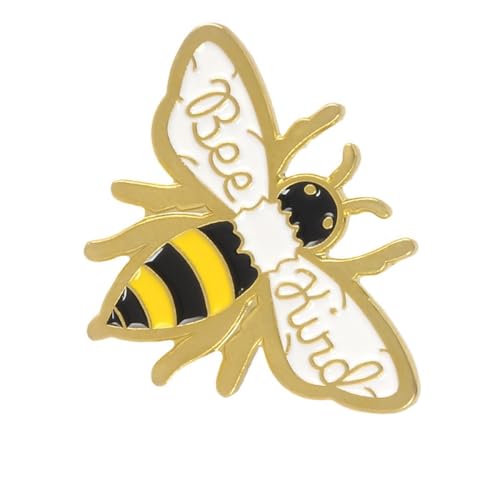 VALICLUD Modische Bienen Brosche Anstecknadel aus Legiertem Material Leichte Kleine Honigbiene für Blusen Jacken Taschen und Kragen Vielseitiges Damen accessoire für Alltag und Geschenk von VALICLUD