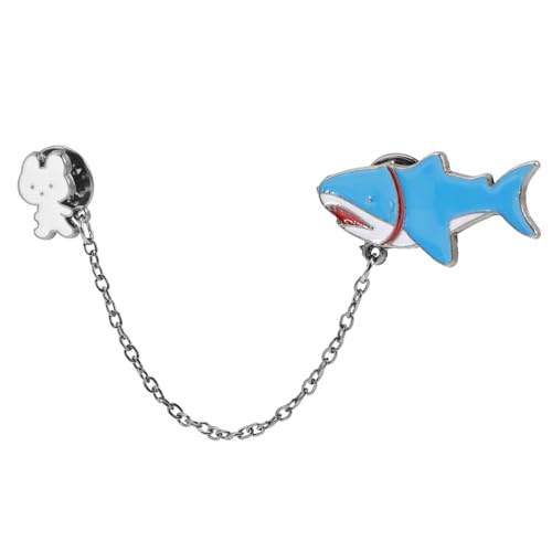 VALICLUD Modische Brosche Damen Anstecknadel aus Langlebiger Legierung mit Ketten design Trendiger Schmuck für Kleidung Schals Taschen Individuelles Geschenk zu Weihnachten und Geburtstag von VALICLUD