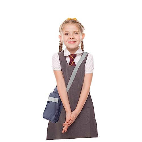 VALICLUD Modische Große Stoff Umhängetasche mit Reißverschluss Geräumige Crossbody Messenger Bag für Schüler und Studenten Mittelgroß Leicht und Praktisch für Alltag und Schule von VALICLUD