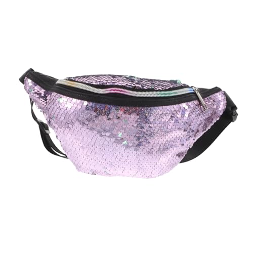 VALICLUD Mermaid Pailletten Bauchtasche Für Damen Verstellbare Umhängetasche Glitzernde Hüfttasche Für Festivals Partys Und Sparkly Crossbody Bag Für von VALICLUD
