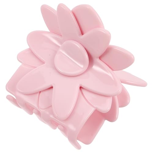 VALICLUD Blumen-haarspange Aus Acetat Süße Haarklammer Für Langes Haar Kleine Haarklammern Rutschfeste Haarspange Stylische Haarklammer Für Dickes Haar Für Frauen Und Mädchen Rosa von VALICLUD