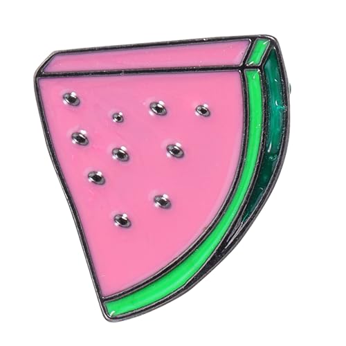 VALICLUD Modische Wassermelonen brosche aus Legierung mit Feiner Verarbeitung Kreative Anstecknadel für Kleidung Taschen und Hüte Niedliche Kleine Frucht brosche als Stylisches Accessoire von VALICLUD