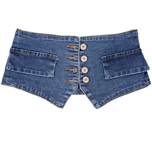 VALICLUD Modischer Breiter Elastischer Taillengürtel Korsett Denim Taillengürtel Einfach Zu Tragen Entfernen von VALICLUD