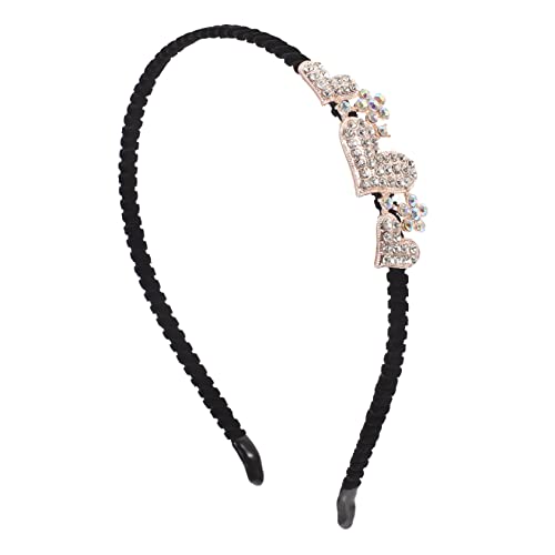 VALICLUD Stirnband Mit Strass Rutschfestes Kopfstück Dekorativer Kopfschmuck Für Damen Und Mädchen Geeignet Für Hochzeiten Feste Und Geburtstagsfeiern von VALICLUD
