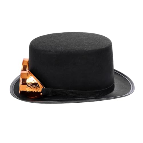 VALICLUD Motorhaube für Männer Mützen für Frauen viktorianischer Cosplay-Hut Steampunk Damenmützen Punk-Kappe Hüte schnapsgläser Vintage-Kappe Steampunk-Hut bilden Kleidung von VALICLUD