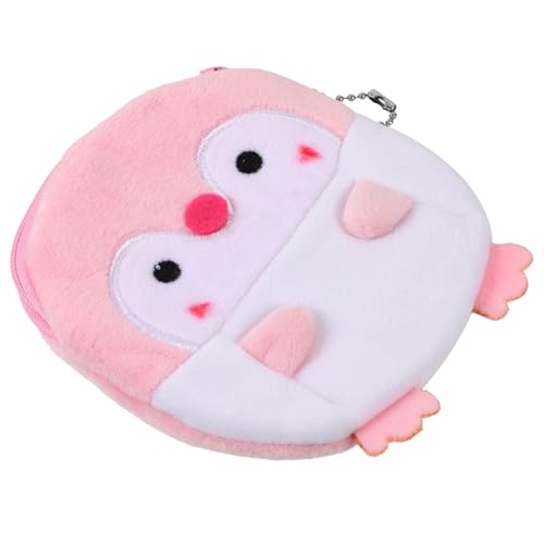 VALICLUD Plüsch Pinguin Geldbörse Klein Tragbar Münzbörse Für Erwachsene Und Kinder Süßes Portemonnaie Für Reisen Niedliches Design Leicht Und Kompakt von VALICLUD