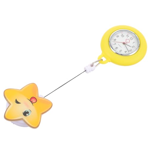 VALICLUD Multifunktions-taschenuhr Zum Anklipsen Praktische Krankenschwesteruhr Aus Einziehbare Uhr Für Krankenschwestern Hängende Uhr Mit Clip-Design Krankenschwester-zubehör Für von VALICLUD