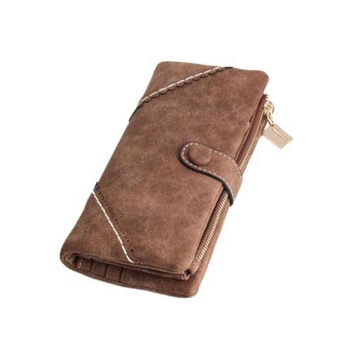 VALICLUD Multifunktionale Damen Geldbörse Zipper Wallet mit Bügelverschluss Kaffee Farbverlauf PU Spitzen Design Kompakt und Praktisch für Frauen als VALICLUD Multifunktionale Damen Geldbörse Zipper Wallet mit Bügelverschluss Kaffee Farbverlauf PU Spitzen Design Kompakt und Praktisch für Frauen als von VALICLUD