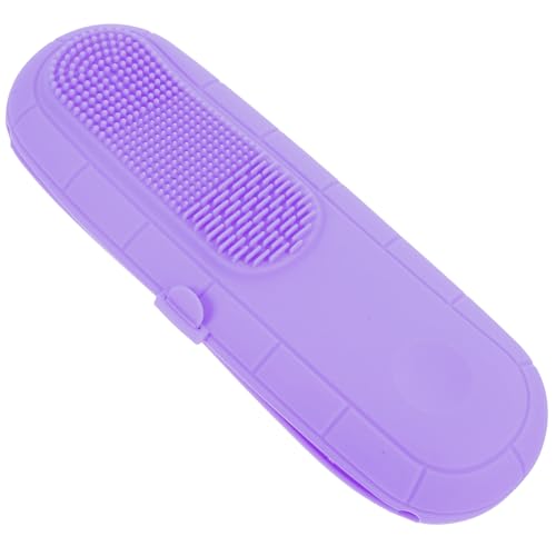 VALICLUD Multifunktionaler Make Up Pinselhalter aus Silikon Großer Kosmetik Organizer mit Schutzfunktion Tragbare Make Up Pinsel Aufbewahrungstasche Kompakt für Reisen VALICLUD Multifunktionaler Make Up Pinselhalter aus Silikon Großer Kosmetik Organizer mit Schutzfunktion Tragbare Make Up Pinsel Aufbewahrungstasche Kompakt für Reisen von VALICLUD