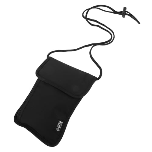 VALICLUD Multifunktionaler Reise brustbeutel mit RFID Schutz Verstellbarer Nackenriemen Sicherer Dokumenten Organizer für Reisepässe Kreditkarten Bargeld und Smartphone für Herren und von VALICLUD