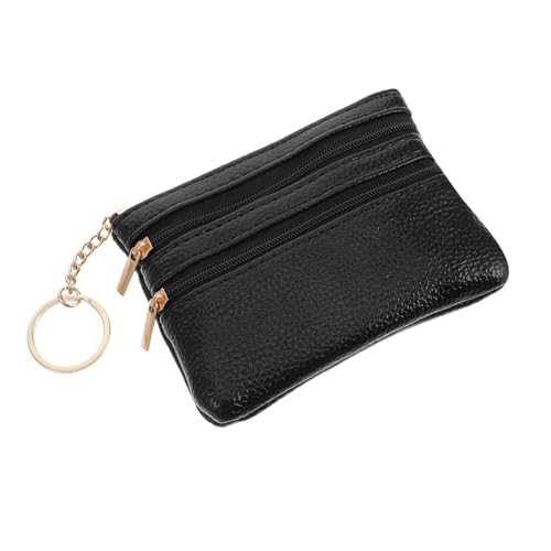 VALICLUD Multifunktionales Pu- -münzgeldbörse Für Damen Kleiner Reißverschluss-Geldbeutel Praktischer Schlüssel Und Kartenhalter Kompaktes Design Für Unterwegs von VALICLUD