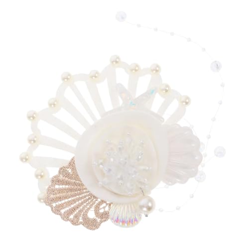 VALICLUD Muschel Haarspange Für Mädchen Dekorative Haarspangen Haarspange Im Muschel-look Haarschmuck Für Geburtstag Cosplay Und Alltag Langlebige Haarspangen Einzigartige von VALICLUD