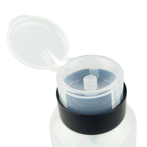 VALICLUD Nagellackentferner Pumpspender Flasche mit Sicherem Verschluss Druckempfindlicher Kunststoffspender für Nagel und Make Up Entferner Praktisch für Reisen und Alltag von VALICLUD