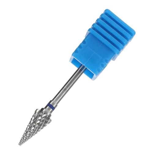 VALICLUD Nagelpolierer Schleifen Maniküre Nägelbits Party Mädchen Nagelspitzen für Nagelbohrer Sicherheitsbits für Nagelbohrer Entfernen Sie die Nagelgel-Bohrer Stahl Blue von VALICLUD