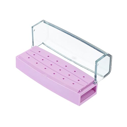 VALICLUD Nagelpolierkopf Aufbewahrungsbox Mit Fächern Praktische Nagelbohrer Bits Display Box Für Maniküre Und Polieren Stabil Und Leicht Organizer Für Tools VALICLUD Nagelpolierkopf Aufbewahrungsbox Mit Fächern Praktische Nagelbohrer Bits Display Box Für Maniküre Und Polieren Stabil Und Leicht Organizer Für Tools von VALICLUD