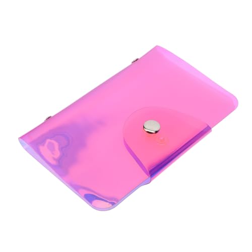 VALICLUD Nail Art Stamping Tasche mit Fächern Transparenter Nagelstempel Aufbewahrungsbeutel für Rechteckige Stampingplatten Kompakter Organizer für Nageldesign Schablonen von VALICLUD