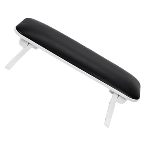 VALICLUD Nail Hand Rest Kissen Faltbar Rutschfest Pu oberfläche Einfache Reinigung Ergonomische Maniküre Armauflage für Zuhause Schwarz von VALICLUD