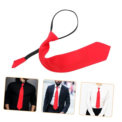 VALICLUD Narrow Tie Für Frauen Und Männer Einfarbig Und Knotungsfrei Für Schuluniformen Partys Und Tägliche Anlässe Leicht Und Wiederverwendbar Passend Für Jugendliche Und Erwachsene von VALICLUD