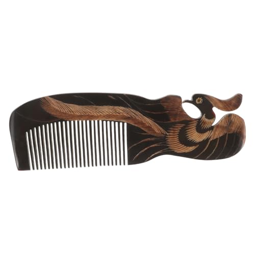 VALICLUD Hornkamm Für Damen Natürlicher Massagekamm Aus Echtem Horn Entwirrender Haarkamm Mit Feinen Zähnen Kompakt Und Tragbar Für Reise Ohne Statische Aufladung Für Kopfhautpflege Und VALICLUD Hornkamm Für Damen Natürlicher Massagekamm Aus Echtem Horn Entwirrender Haarkamm Mit Feinen Zähnen Kompakt Und Tragbar Für Reise Ohne Statische Aufladung Für Kopfhautpflege Und von VALICLUD