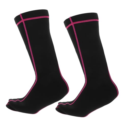 VALICLUD Neopren Tauchsocken Unisex Lang Wassersportsocken Winddicht Abriebfest Warm Für Tauchen Schwimmen Strand Winter von VALICLUD