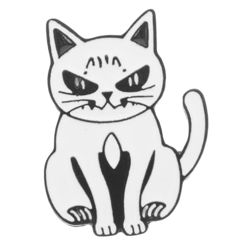 VALICLUD Niedliche Cartoon Katzenbrosche aus Legierung Lustige Pins für Rucksäcke und Kleidung Tragbare Anstecknadel mit Einzigartigem Design Vielseitige Dekoration für Erwachsene von VALICLUD
