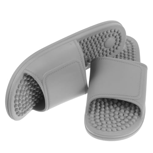 VALICLUD Non skid Fußmassage Hausschuhe mit Dicker Sohle Akupressur Badesandalen für Damen Xl Fördernd Durchblutung und Entspannung bei Langem Stehen zu Hause von VALICLUD