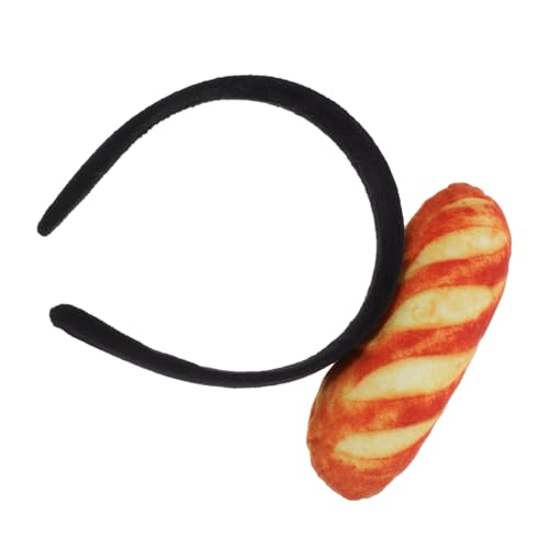 VALICLUD Novelty Bread Haarschmuck Für Partys Lustiges Kostümzubehör Für Festivals Fotografie Und Bühnenaufführungen Für Cosplay Und Feierlichkeiten von VALICLUD