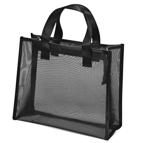 VALICLUD Nylon Mesh Kosmetiktasche Leicht Reißfest Atmungsaktiv mit Großer Kapazität Multifunktional für Damen Reisen Makeup Organizer von VALICLUD