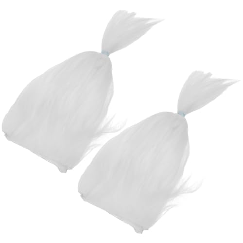 VALICLUD Ohren Hasenohren Haarspangen Weihnachtsmann Kostüm Accessoire Ohren Haarschmuck Weiß Cosplay Partys Festivals Jungen und Mädchen und Erwachsene von VALICLUD