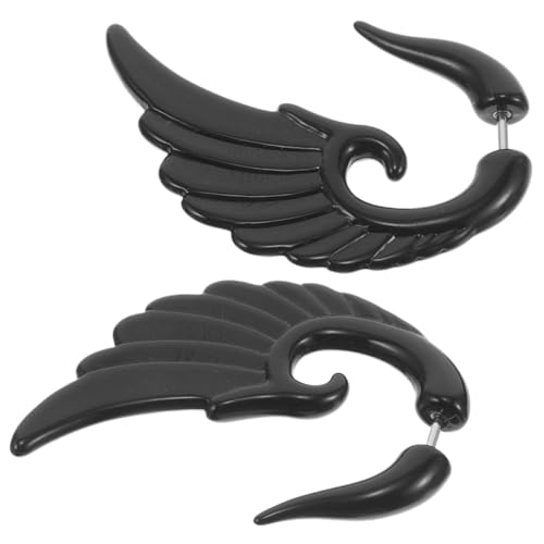 VALICLUD Ohrstecker Herren Unisex Fake Taper Plug Ohrschmuck Hip Hop Stil für Alltag Party Geeignet von VALICLUD