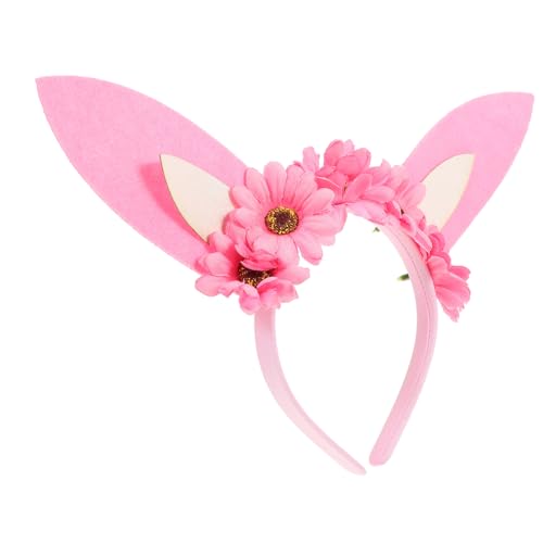 VALICLUD Osterhasen Haarreif Mit Bunten Blumen Leichtes Komfortables Stirnband Für Frauen Für Ostern Geburtstagsfeiern Und Kostümpartys Hochwertiges Sicheres Material Das Langlebig Ist von VALICLUD