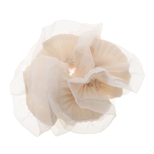 VALICLUD Große Haargummis Aus Chiffon Und Organza Weiche Jumbo-haargummis Mit Rüschenrand Netz-haargummis Und Haarseile Als Modisches Accessoire Für Mädchen Und Hochzeitsdekoration von VALICLUD