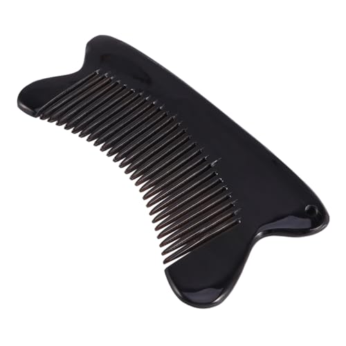 VALICLUD Ox Horn Delicate Scalp Massage Kamm Premium Langlebiger Haarmassagekamm für Frauen und Männer Zähne Entwirren Normales Dickes Welliges und Lockiges Haar von VALICLUD