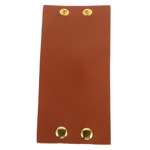 VALICLUD PU Leder Haarschmuck mit Metallverschluss Einfaches Sicheres Haarband für Dicken Ponytail Vielseitiger Retro Haarhalter für Mädchen und Damen Modisches Streetstyle Accessoire in von VALICLUD