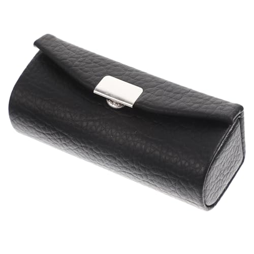 VALICLUD PU Lippenstift Aufbewahrungsbox Für Schwarzes Gehäuse Mit Strukturiertem Design Für Täglichen Gebrauch Und Unterwegs Lippenbalsam Organizer von VALICLUD