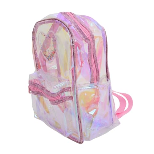VALICLUD Klarer Rucksack Für Konzerte Und Festivals Niedlicher Schulterrucksack Geräumig Für Bücher Und Snacks Für Jugendliche von VALICLUD