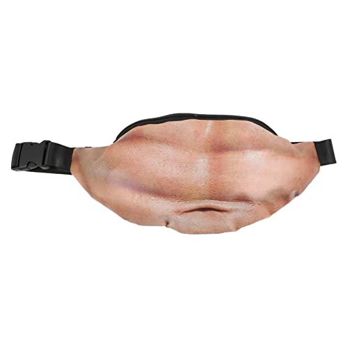 VALICLUD Fanny Pack Für Männer Lustige Gürteltasche Mit Dekorativem Design Und Strapazierfähig Für Partys Scherzartikel Bauchmuskeln von VALICLUD