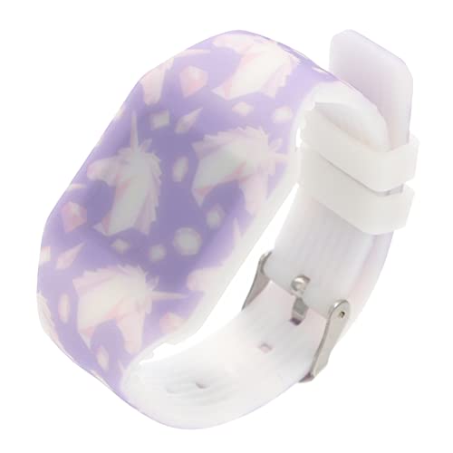 VALICLUD Led Uhr Für Junge Mädchen Mit Einhörnern Touchscreen Und Cartoon Design Digitaluhr Mit Led-anzeige Armbanduhr Für Junge Mädchen Zum Lernen Und von VALICLUD