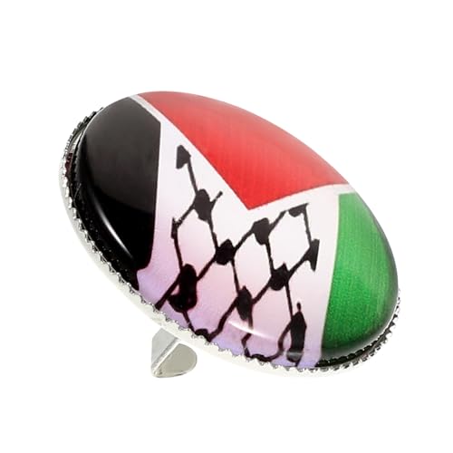 VALICLUD Palästinensische Brosche Palästina Anstecker palestine flag Palästinensische Flaggen-Pins Freiheitsbrosche Anstecknadeln Brosche für Kleidung Revers Banner Rucksack Abzeichen Mann von VALICLUD