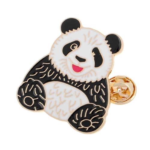 VALICLUD Panda Anstecknadel Chinesischer Stil Metallbrosche Langlebig Vielseitig für Kleidung Taschen Hüte DIY Accessoire mit Traditionellem Design von VALICLUD