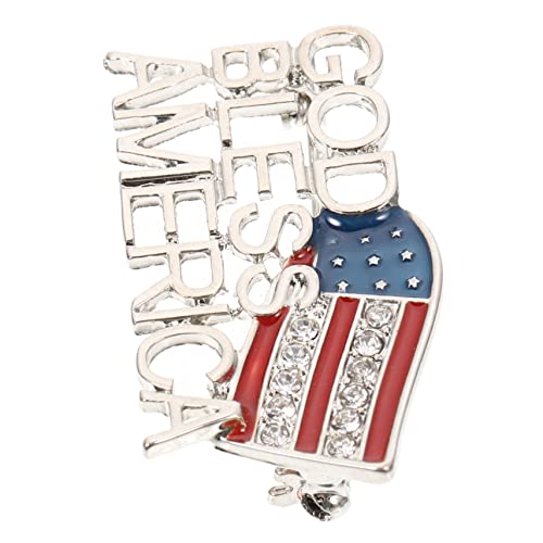 VALICLUD Fashion Brosche Mit Us-flagge Und Buchstaben Dekorative Anstecknadel Für Kleider Jacken Und Accessoires Für Partys Und Hochzeiten VALICLUD Fashion Brosche Mit Us-flagge Und Buchstaben Dekorative Anstecknadel Für Kleider Jacken Und Accessoires Für Partys Und Hochzeiten von VALICLUD