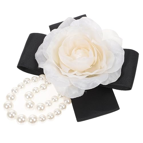 VALICLUD Pearl Corsage Pin Hochzeit Hutbrosche Blumen- Zubehör Dekoration Brosche für Damenbekleidung Wäschel Revers Pin Bekleidungsnadel kreative Kleiderbrosche Perle von VALICLUD