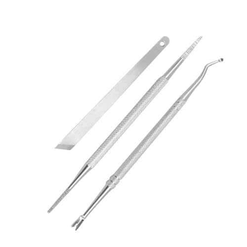 VALICLUD Pediküre-messer-set Zehennagel Fingernagel Fingernägel Entferner Werkzeug Nagelreiniger-set Nagelhautschäler Schaber Silver von VALICLUD