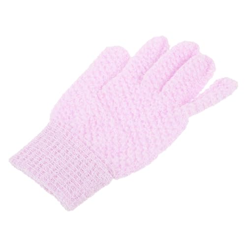 VALICLUD Peeling-Handschuhe Reinigungsmittel Körper schrubben werkzeug Hautreinigungshandschuhe Duschhandschuh Badehandschuhe Badezubehör Scheuerhandschuh Badeversorgung Handtuch Lavendel von VALICLUD