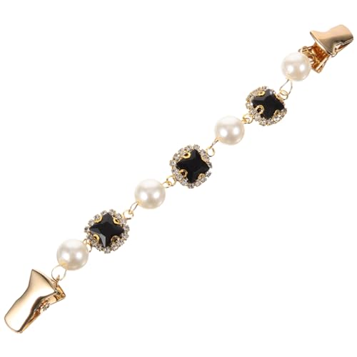 VALICLUD Perlenbrosche Cardigan Clip Kleiderschmuck Vintage Retro Stil Pullover und Schal Fixierer für Damen Modisches Accessoire für Hemd und Strickjacke Vielseitiger Sweater Kragen Clip von VALICLUD