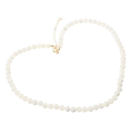 VALICLUD Weiße Perlenkette Für Damen Und Mädchen Süßwasserperlenkette Zierliche Perlenkette Für Partys Und Alltag von VALICLUD