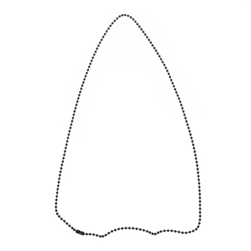 VALICLUD Perlenkette Schwarz Damen All match Halskette Schmuck Accessoire Modisch Vielseitig für Alltag Reise Party von VALICLUD