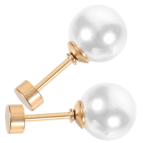 VALICLUD Perlenohrringe Stecker Damen Klassisch Elegant Vielseitig Für Hochzeit Festliche Anlässe Schmuck von VALICLUD