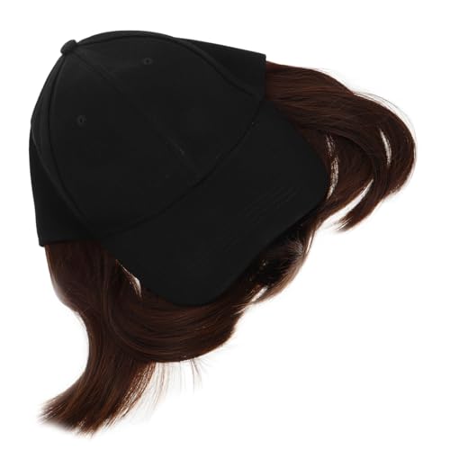 VALICLUD Haarkappe Mit Kurzem Lockigem Haar Für Damen Unisex-baseballmütze Mit Befestigter Perücke Stylische Und Lustige Mütze Wiederverwendbare Anziehmütze Mit Perücke Für von VALICLUD