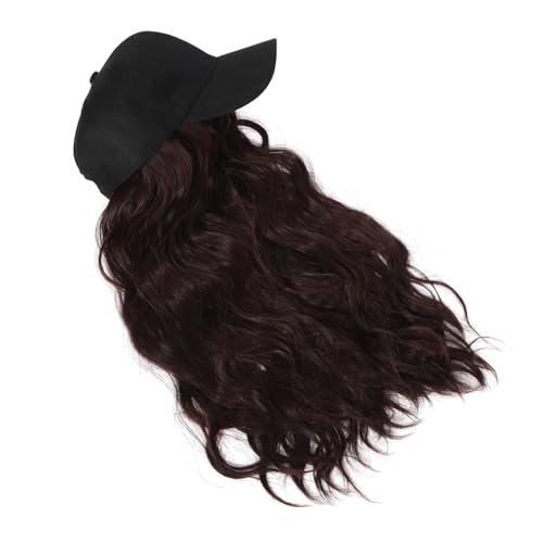VALICLUD Beanie-perückenmütze Mit Haaren Klassische Mütze Für Damen Unisex-mütze Mit Integrierter Perücke Sonnenschutz Hut Für Sonnige Tage Langlebige Und Bequeme von VALICLUD